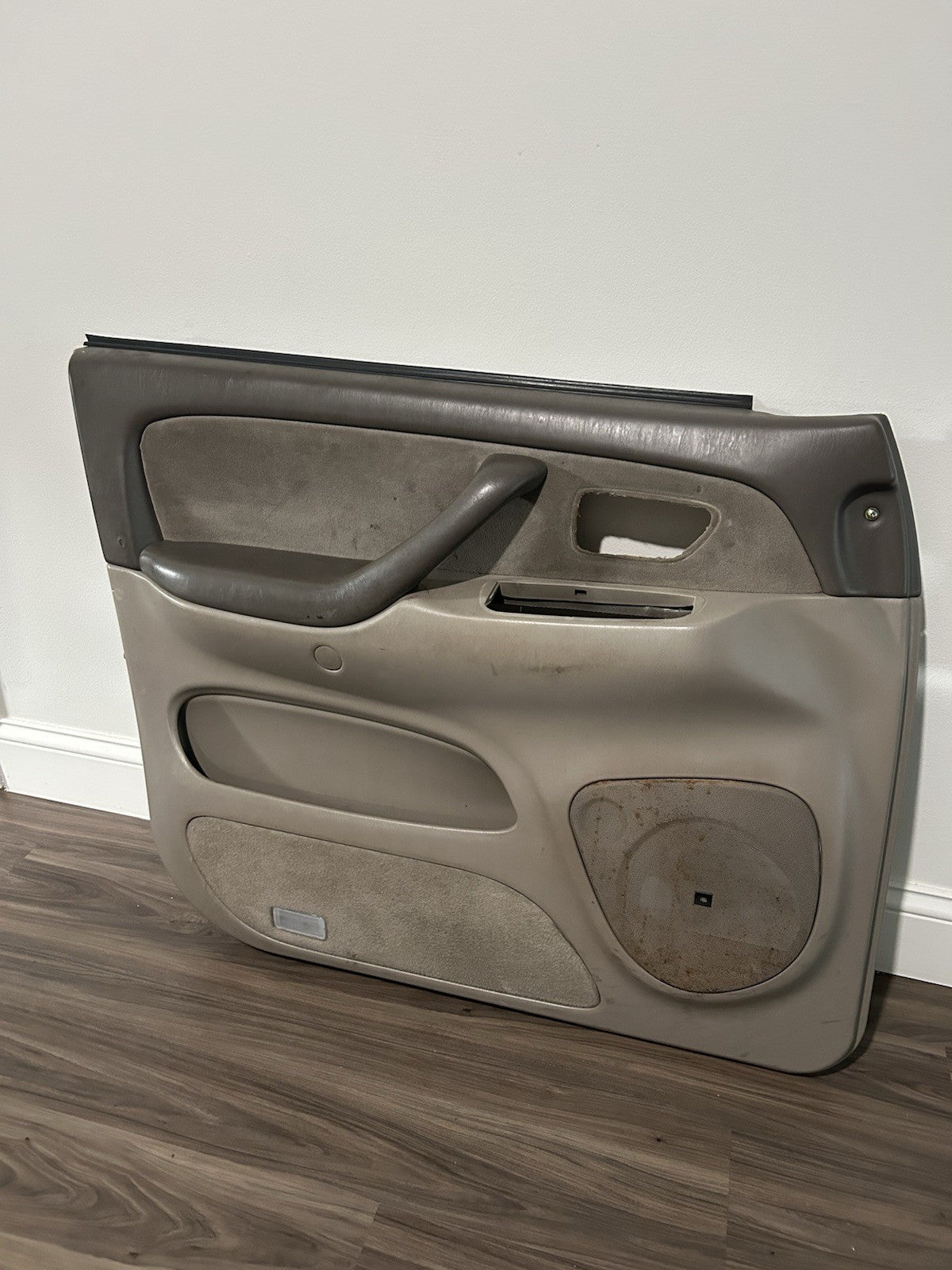 2001 2002 2003 2004 Toyota Sequoia Left Driver  Front Door Panel Trim Brown OEM