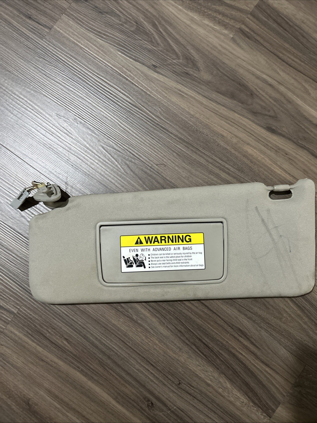 2007-2012 Acura RDX Sun Visor driver & passenger set (taupe / light gray)