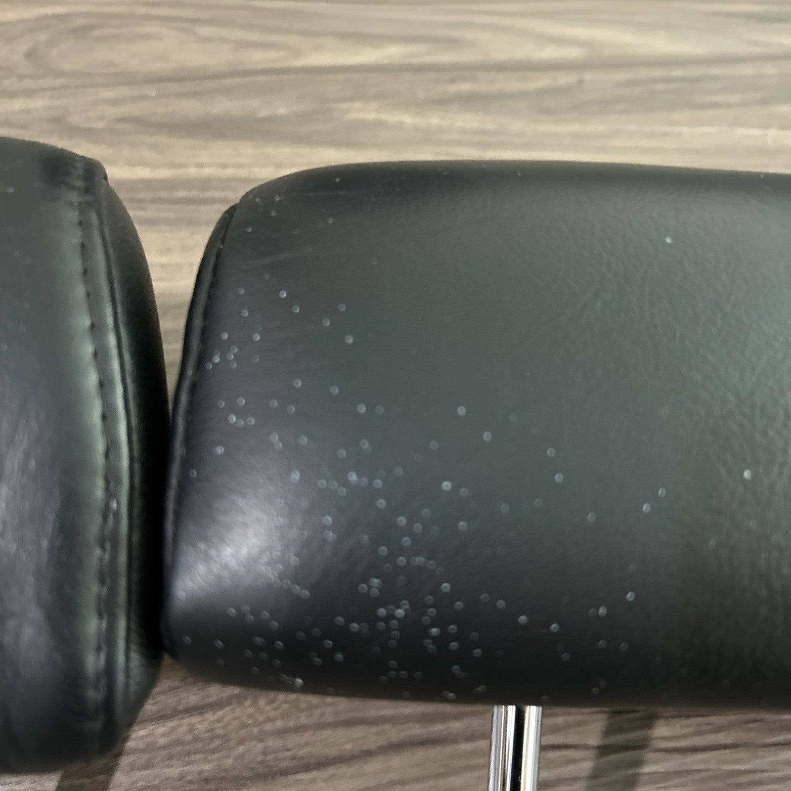 10-15 Lexus RX350 Second 2nd Row Left Right Center Headrest Set Leather Black