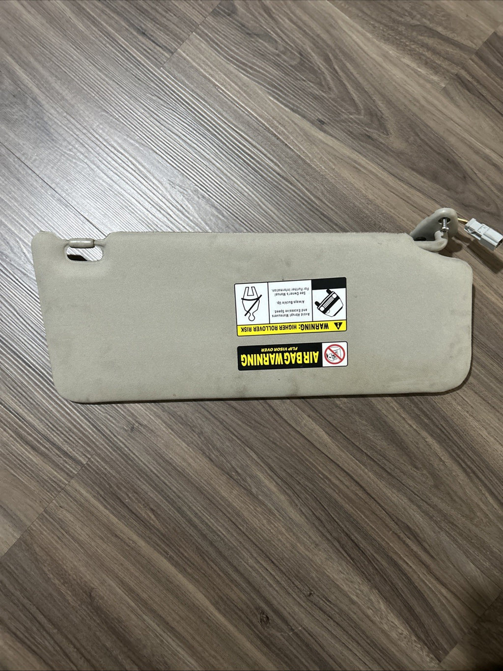 2007-2012 Acura RDX Sun Visor driver & passenger set (taupe / light gray)