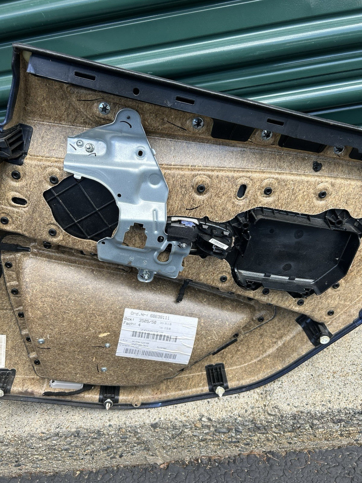 BMW E60/E61 5-Series Rear Left Door Panel Dakota Naturbraun Black OEM