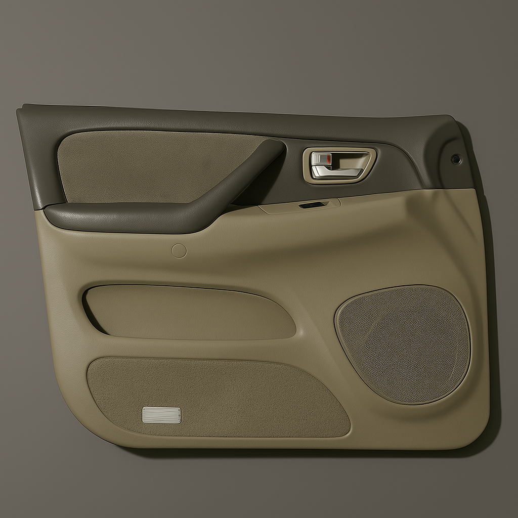 2001 2002 2003 2004 Toyota Sequoia Left Driver  Front Door Panel Trim Tan OEM