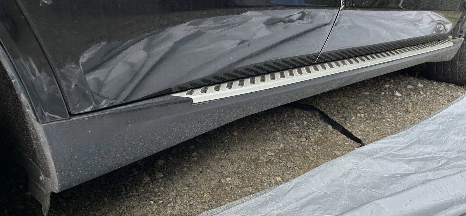 14-18 BMW X5 F15 Right Passenger RUNNING BOARD STEP BAR PLATE OEM