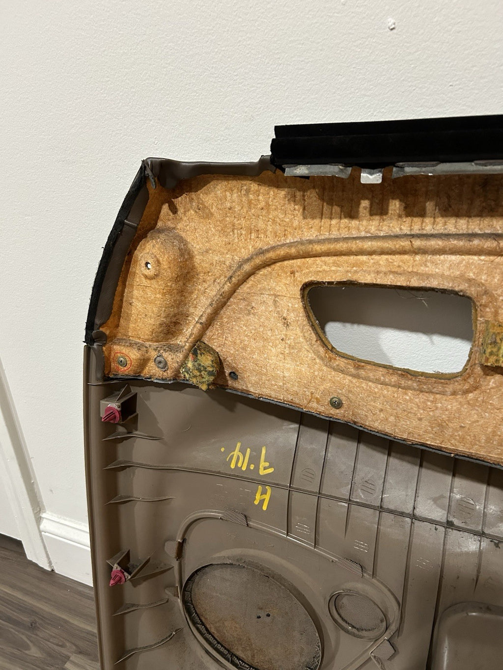 2001 2002 2003 2004 Toyota Sequoia Left Driver  Front Door Panel Trim Tan OEM