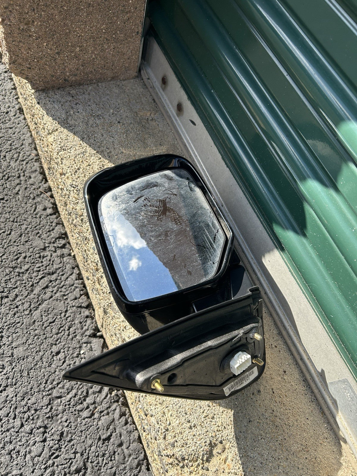 2009-2015 Honda Pilot Right Passenger View Door Turn Signal Mirror NH731P Black