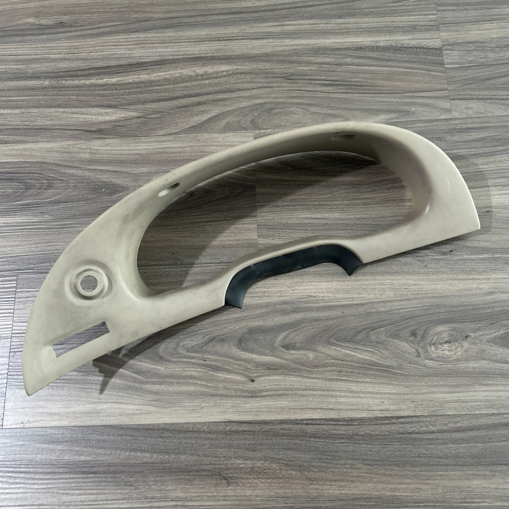 1999-2004 Ford Mustang Speedometer Gauge Cluster Trim Bezel Beige OEM