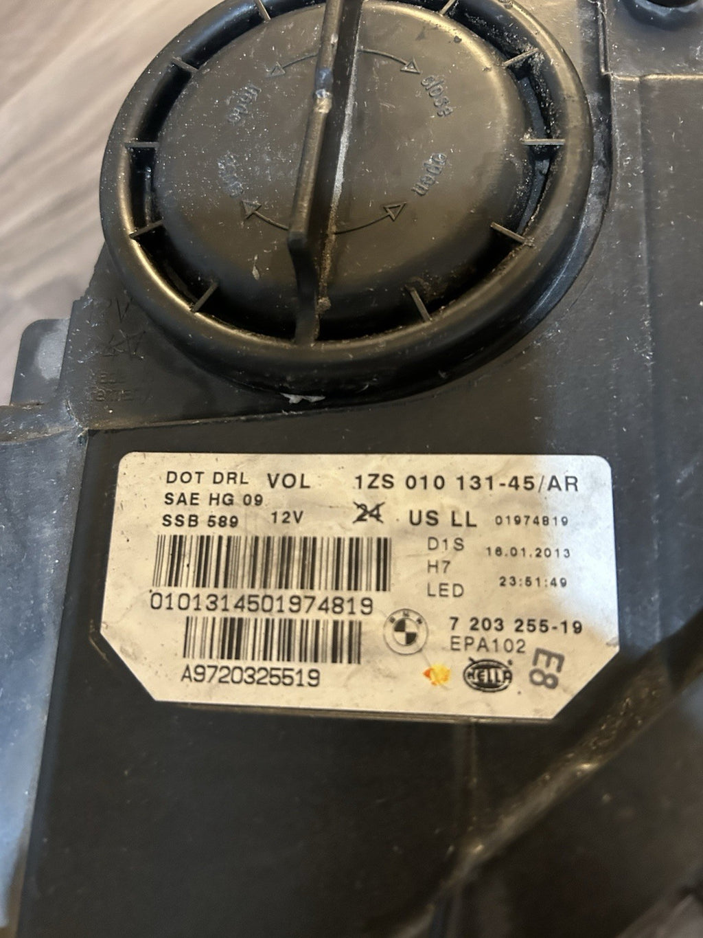 READ!!2011-2013 BMW 528I 535I 550I M5 F10 HEADLIGHT OEM LH LEFT DRIVER SIDE HID