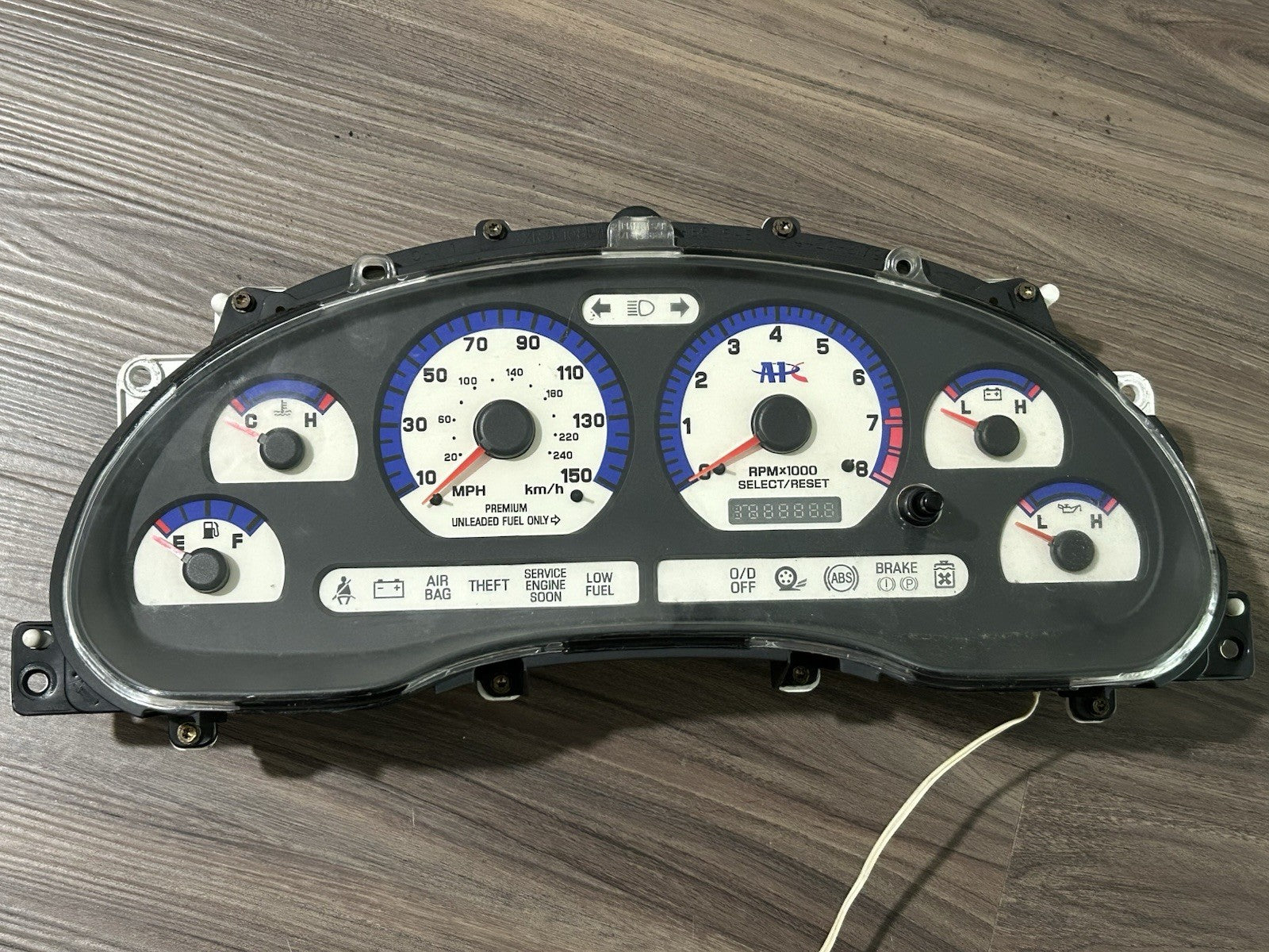 1999 2001 Ford Mustang Cobra Gt 150mph Speedometer Instrument Cluster APC