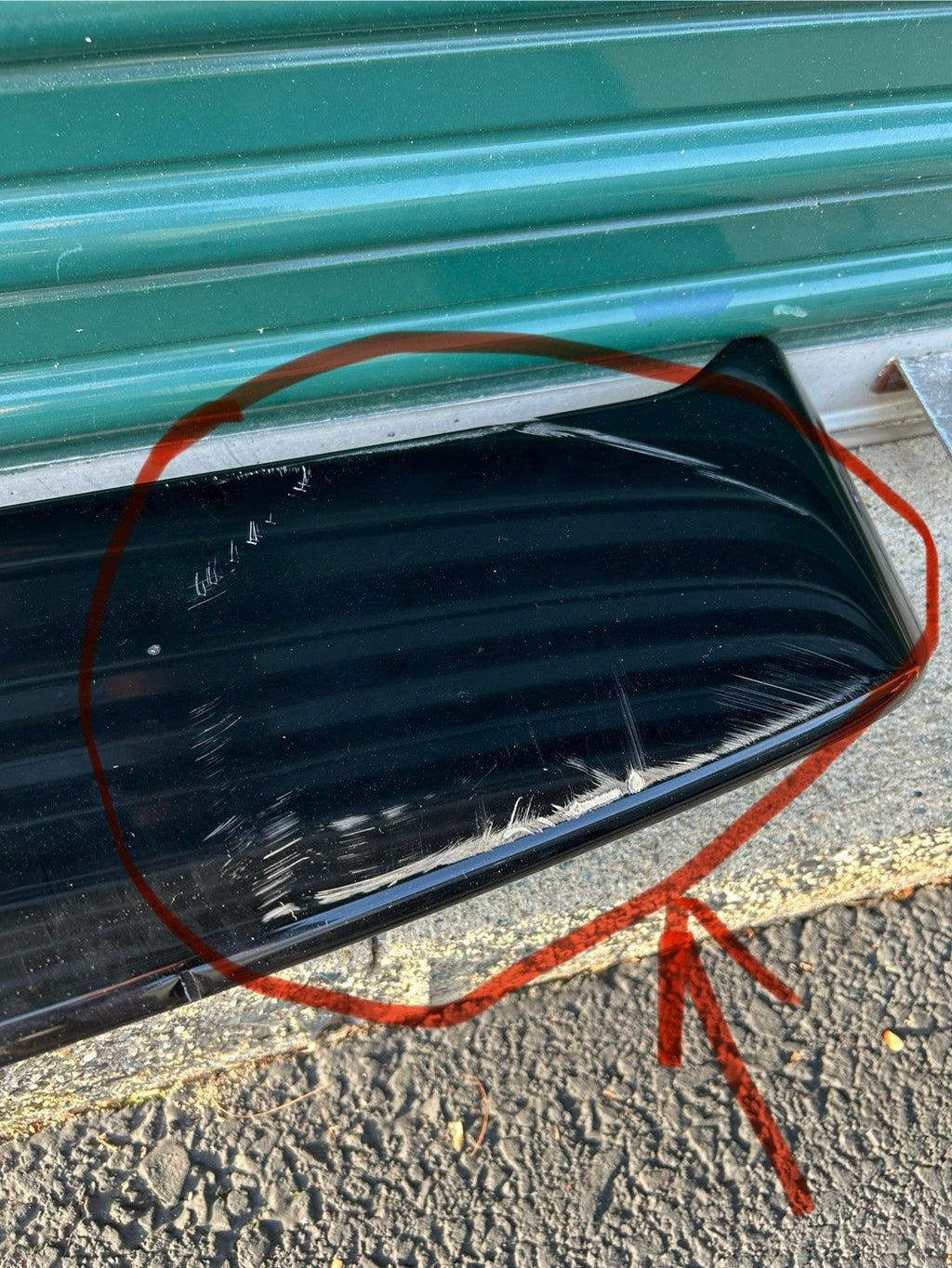 2003-2009 LEXUS GX470 TRUNK LIFTGATE SPOILER WING Black 202