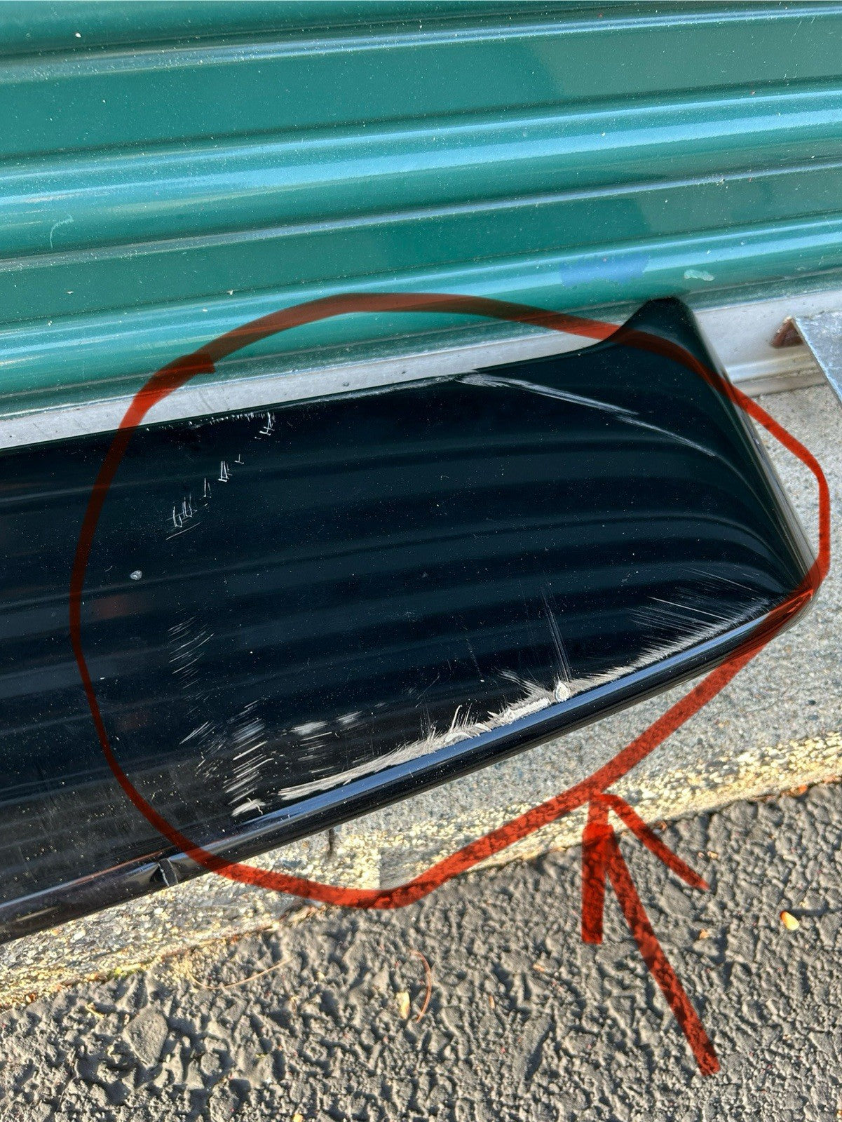 2003-2009 LEXUS GX470 TRUNK LIFTGATE SPOILER WING Black 202