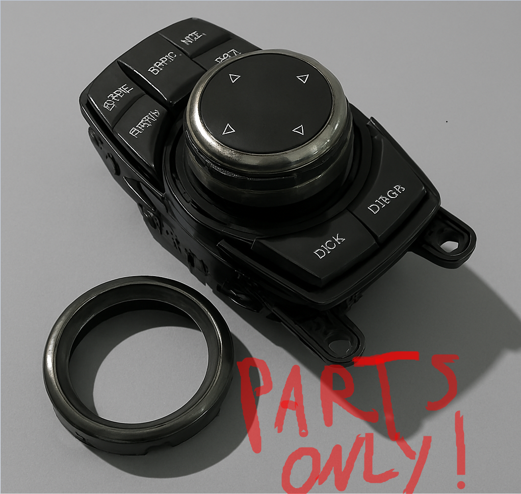 OEM BMW F02 F10 F15 F85 iDrive Navigation Controller Knob NBT NAV Button CERAMIC