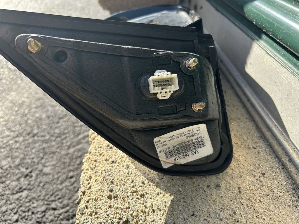 2009-2015 Honda Pilot Right Passenger View Door Turn Signal Mirror NH731P Black