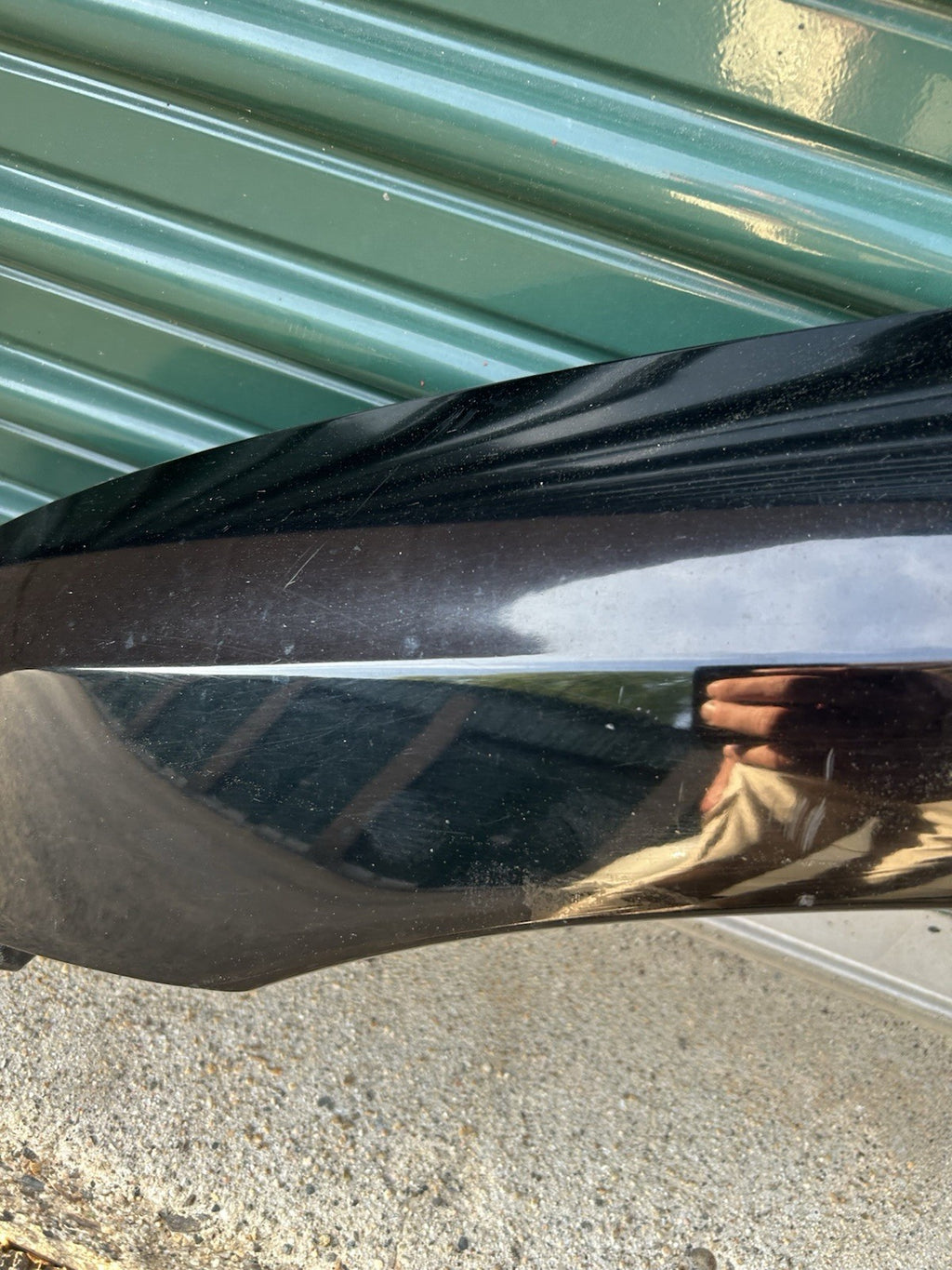 03-09 LEXUS GX470 LEFT DRIVER FRONT FENDER FLARE BLACK 202