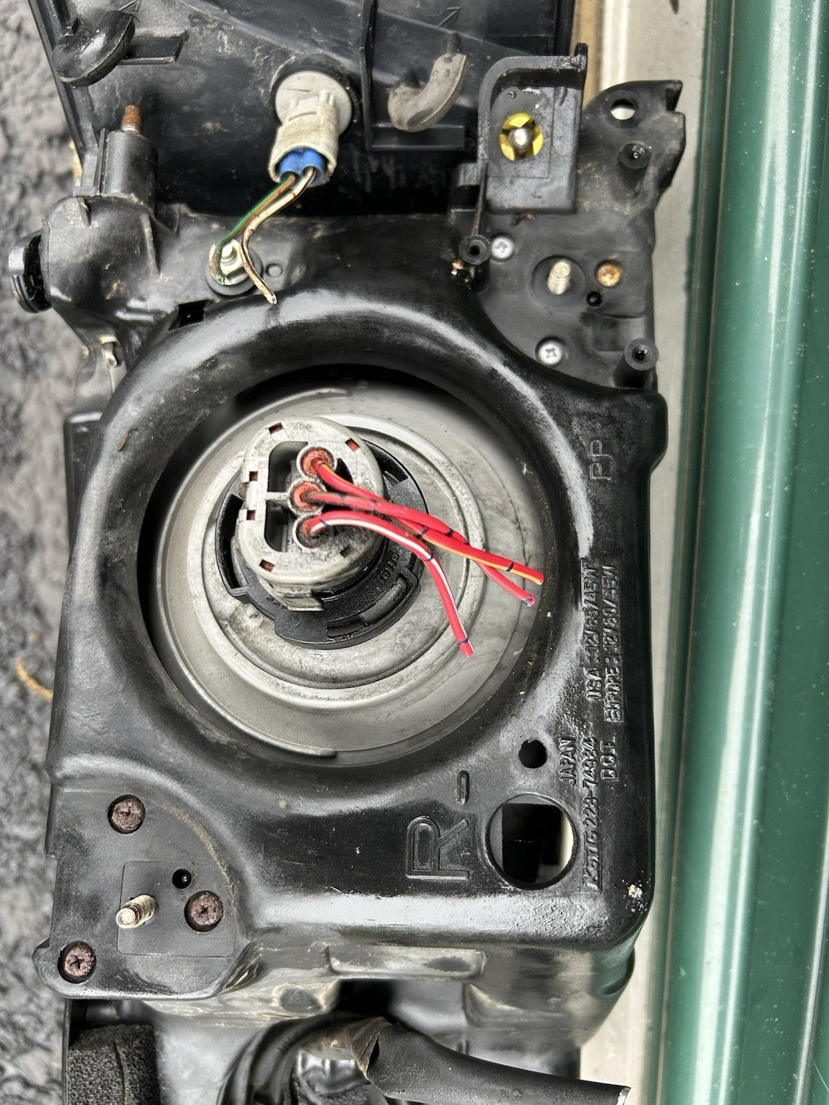 90-94 LEXUS LS400 PASSENGER RIGHT FULL HEADLIGHT LAMP ASSEMBLY OEM 228-74984