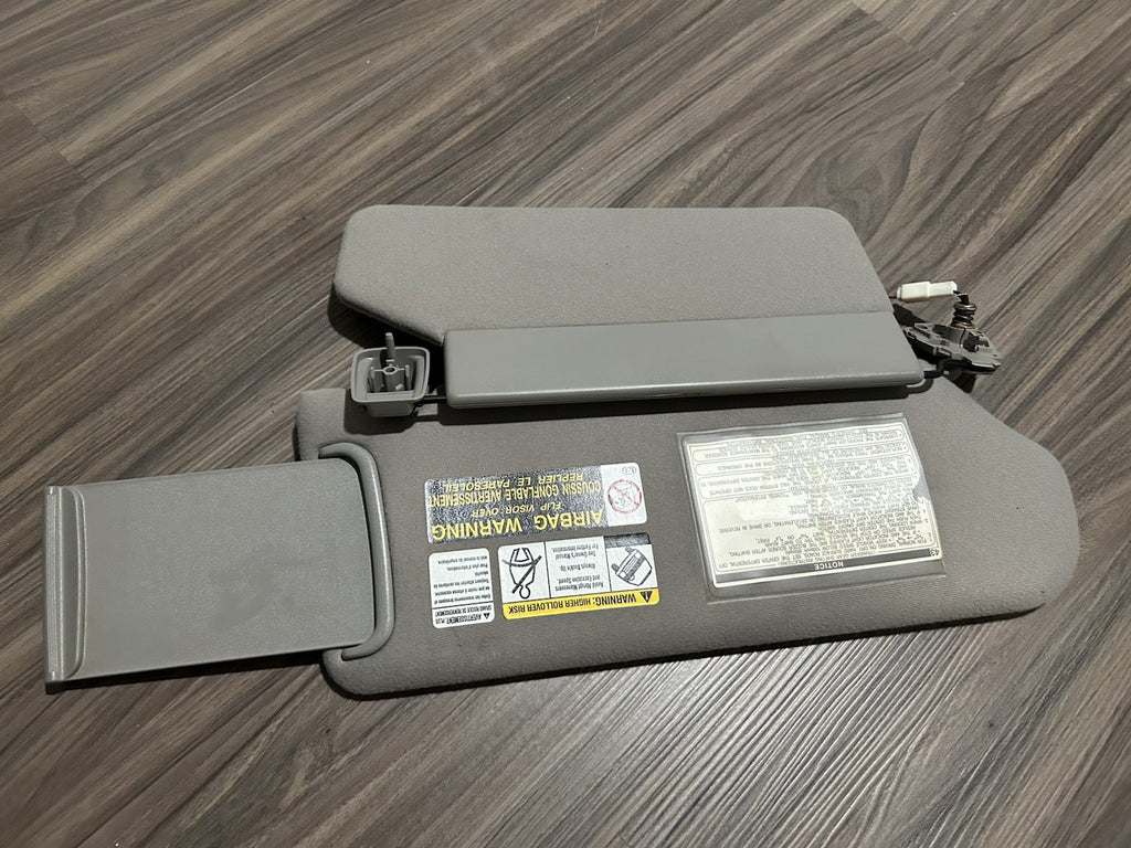 2000-2006 Toyota Tundra Sequoia DRIVER PASSENGER Left Right Sun Visor  OEM Gray