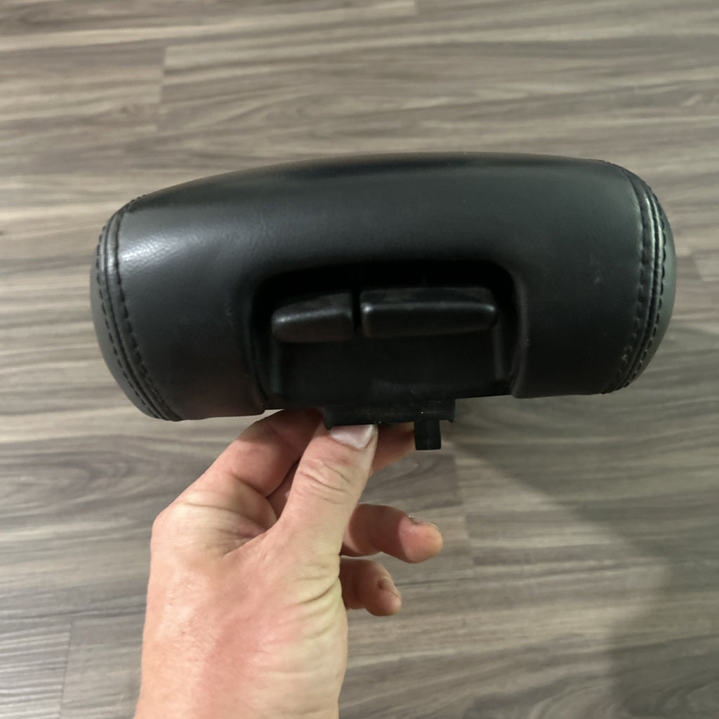 2011-2020 Jeep Grand Cherokee Center Console Lid LEATHER Arm Rest BLACK