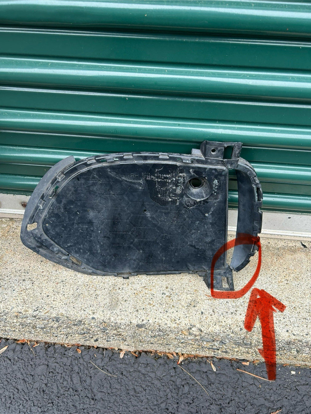 2014-2018 BMW F15 X5 FRONT M SPORT BUMPER RH PASSENGER  GRILLE COVER TRIM OEM