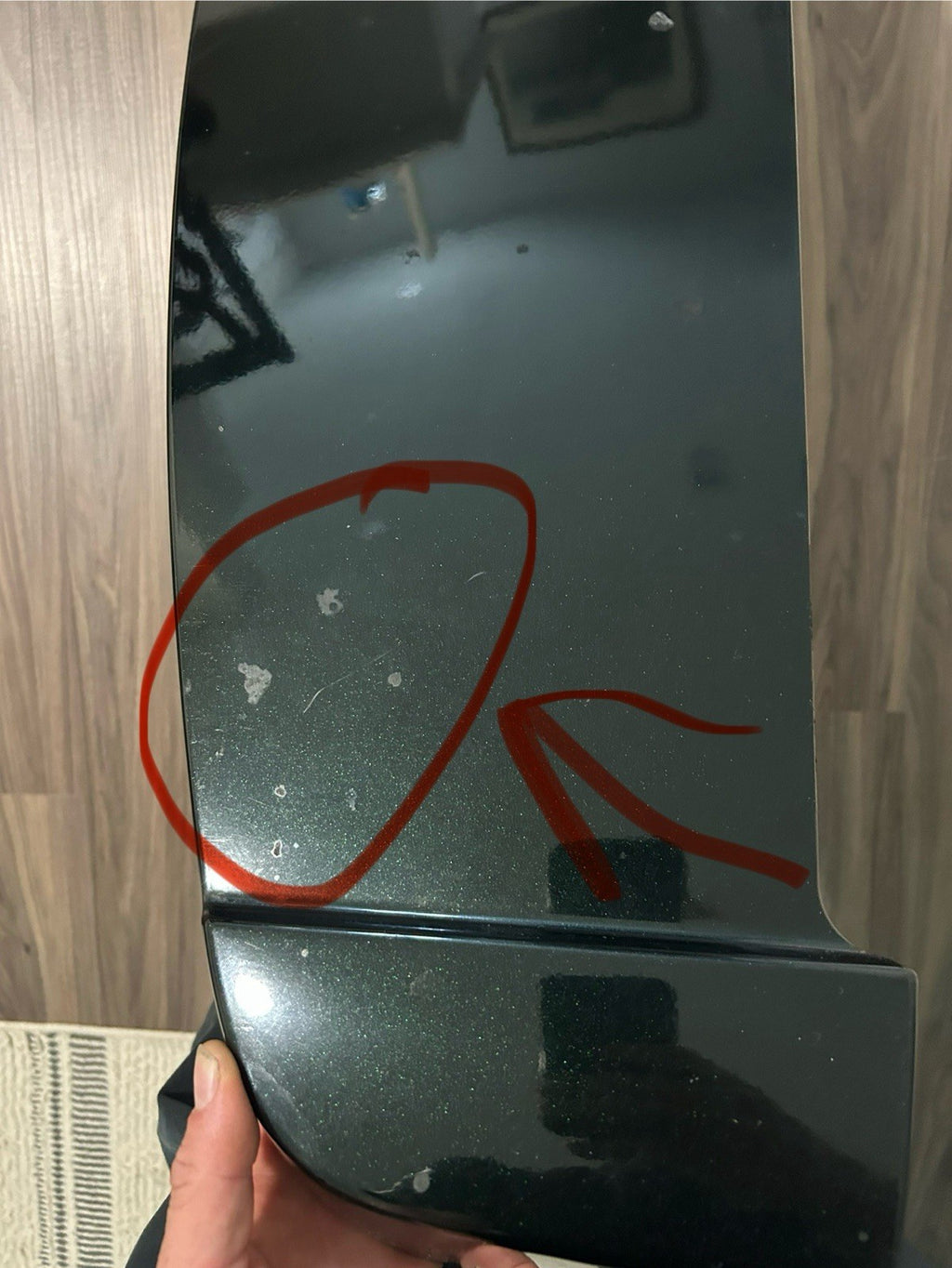 2011-2016 Jeep Compass Rear Upper Liftgate Spoiler Wing OEM Colour PDM