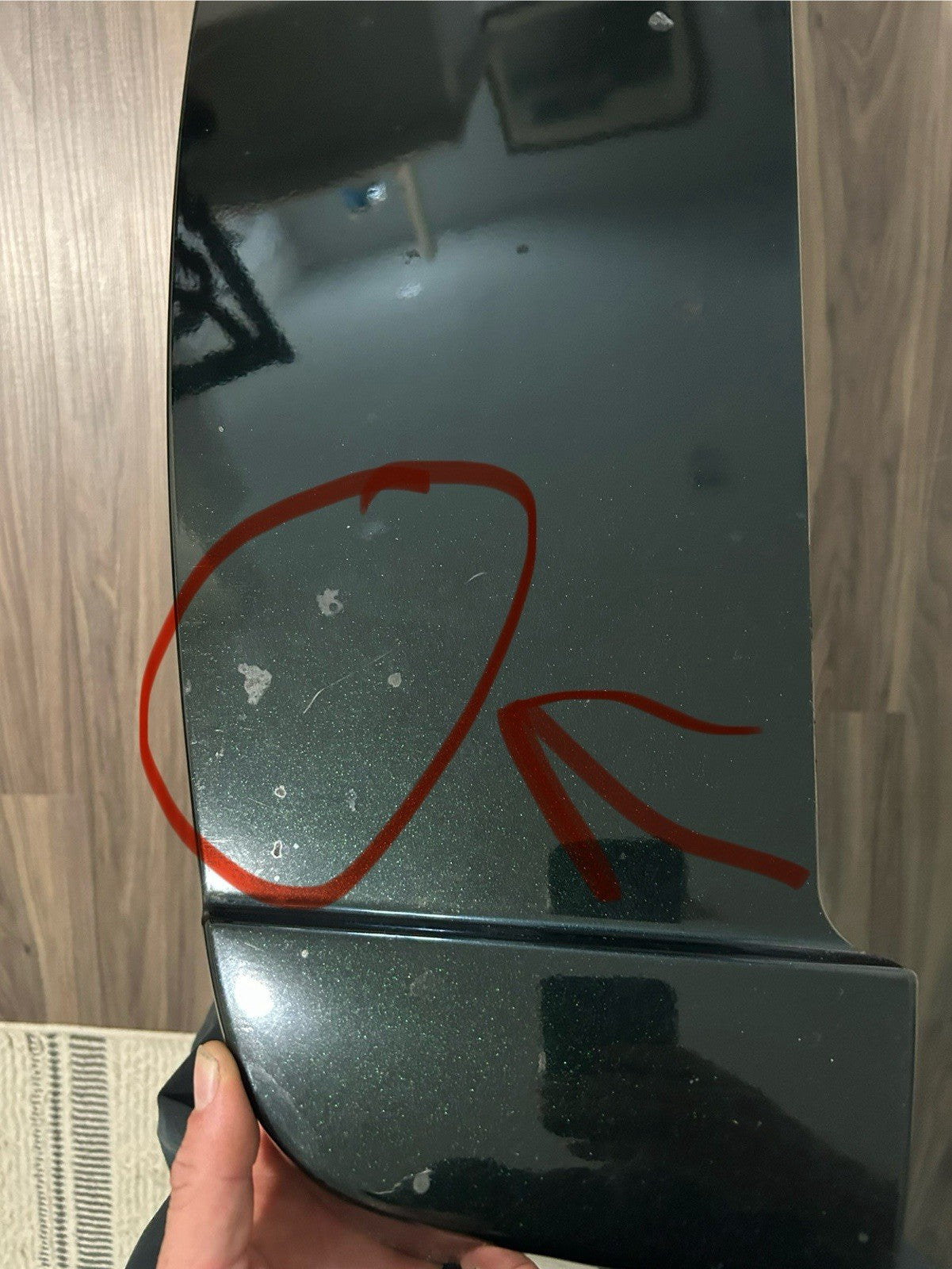 2011-2016 Jeep Compass Rear Upper Liftgate Spoiler Wing OEM Colour PDM