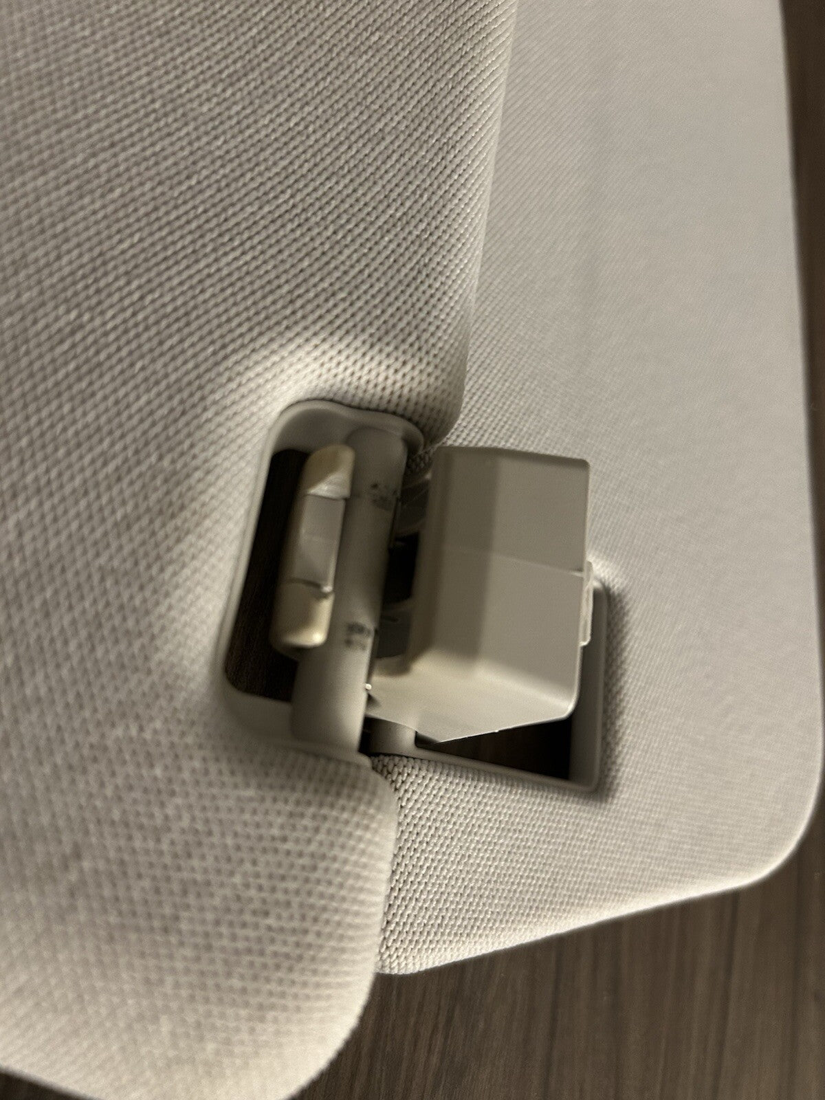 Sun Visor Set 2003-2009 Mercedes E320 E350 E500 E550 E55 E63 AMG Light Gray OEM