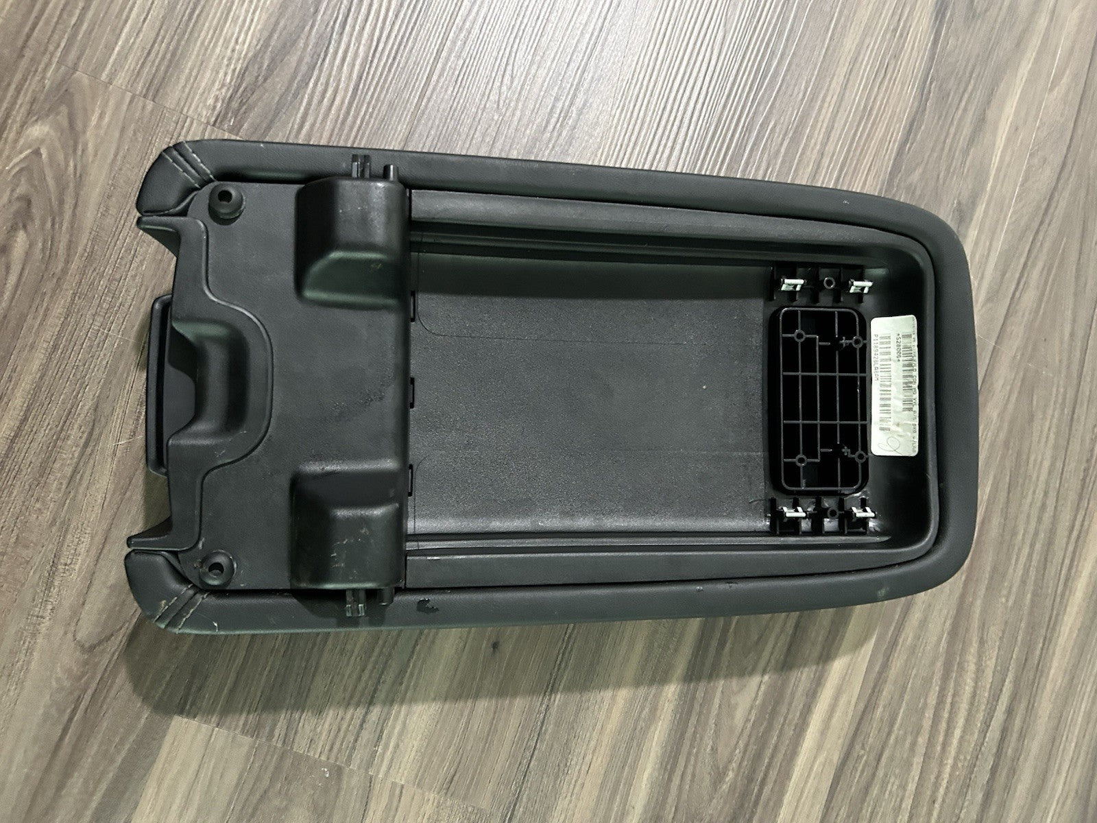 2011-2018 Dodge Charger Center Console Black Leather Armrest Lid Cover OEM