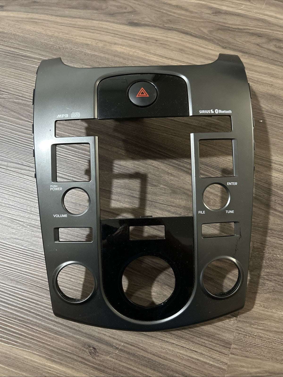 2010-2013 Kia Forte Radio Stereo Dash Bezel Trim Cover W/ Hazard