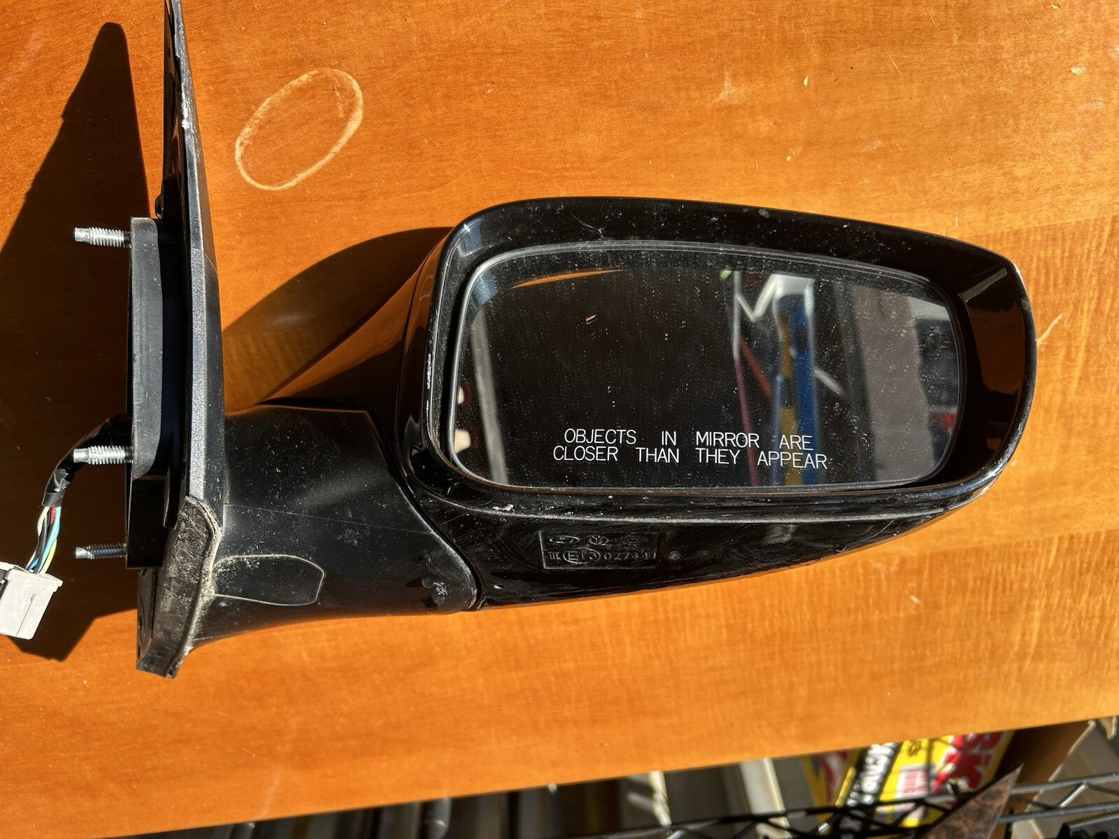 2011-2015 Hyundai Sonata  Right Side Passenger View Door Mirror Black