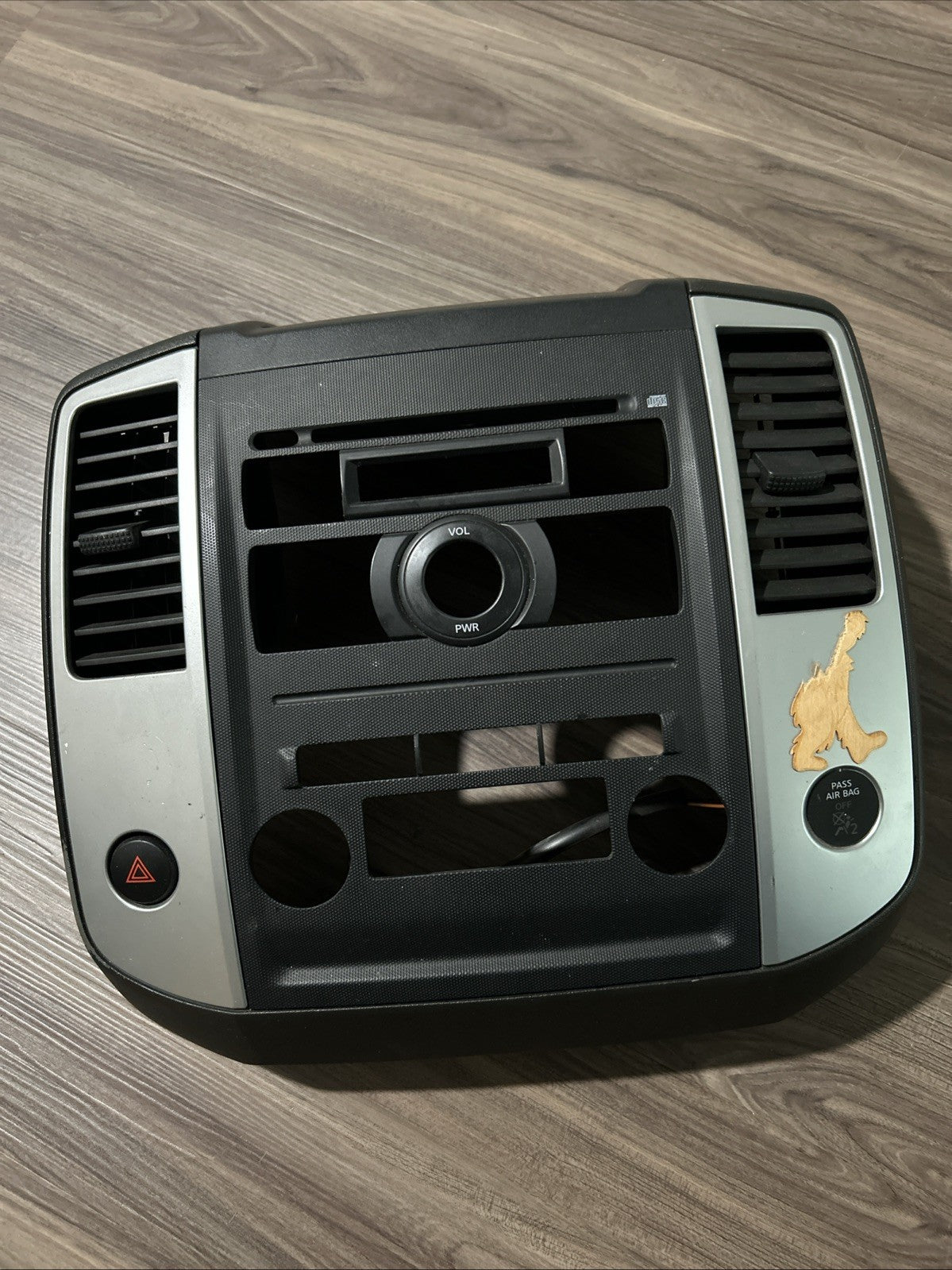 2009-2012 Nissan Frontier Xterra Center Dash Radio HVAC Trim Bezel Panel