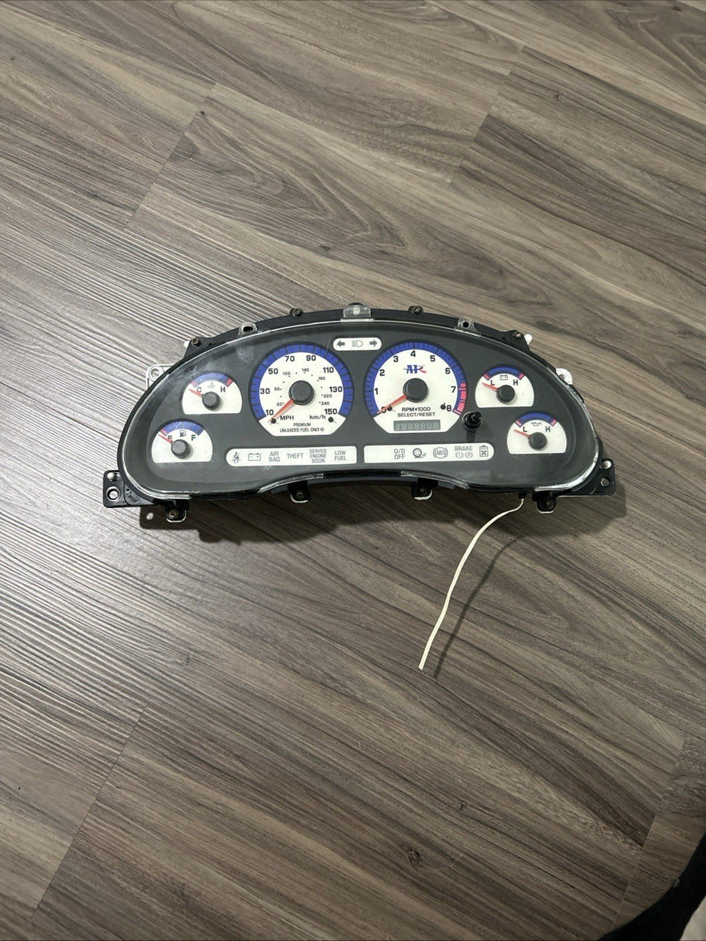1999 2001 Ford Mustang Cobra Gt 150mph Speedometer Instrument Cluster APC