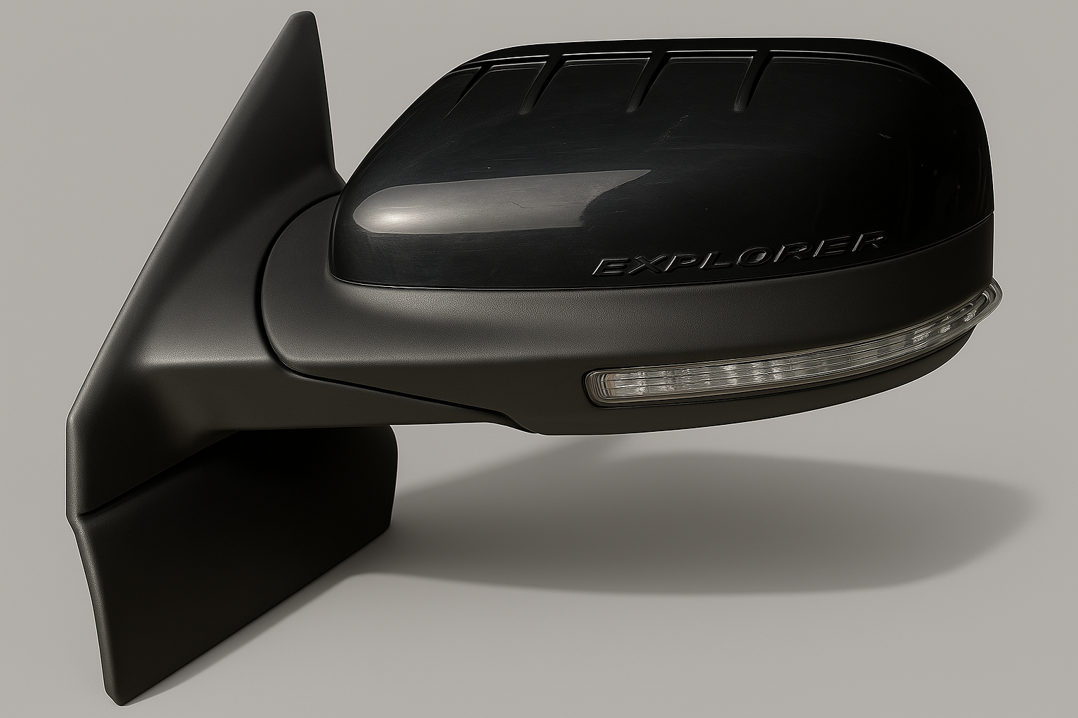 2011-2015 Ford Explorer Left Driver Side View Door Mirror Power Black