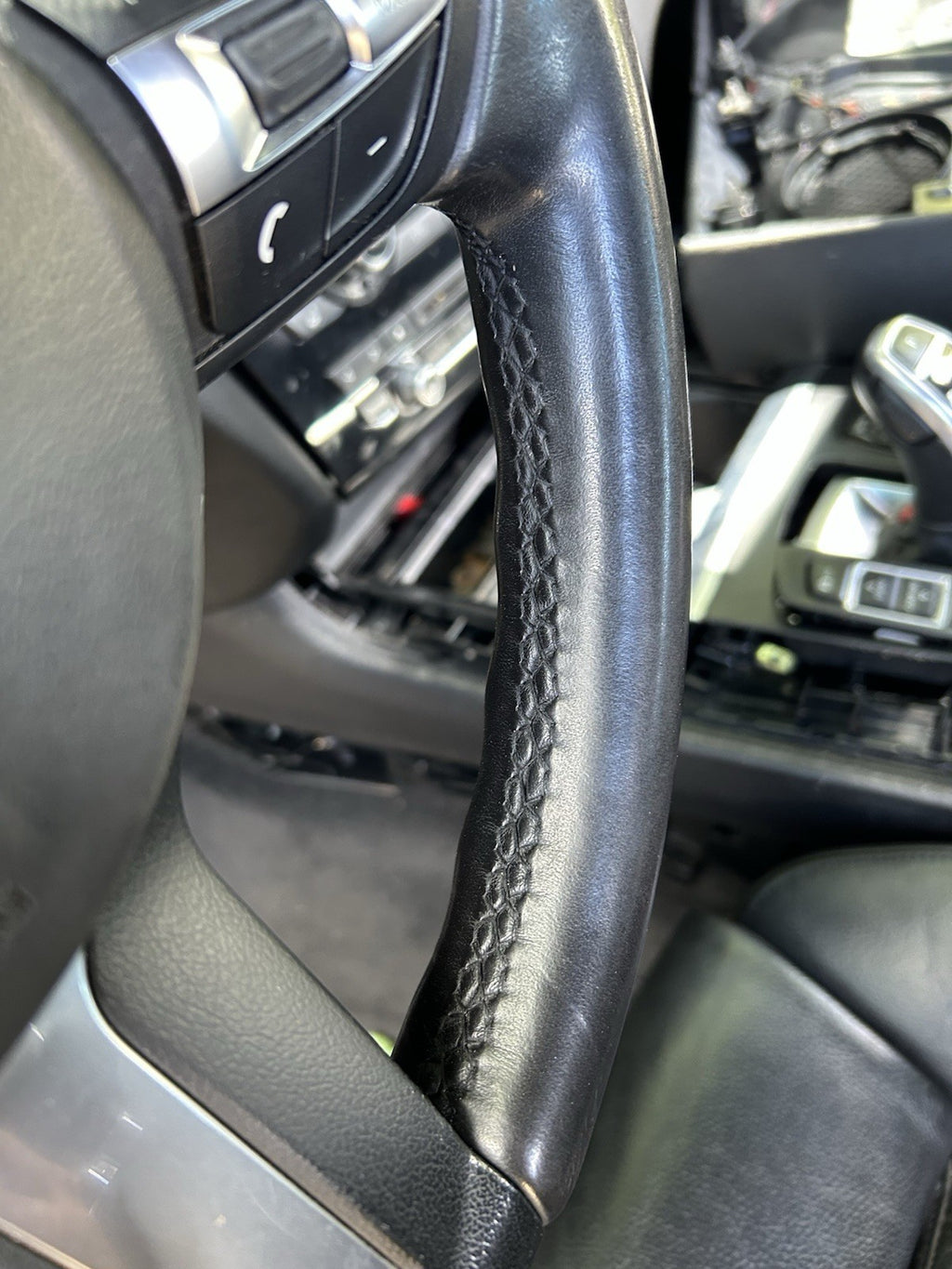 2014-2018 BMW X5 F15 15-19 BMW X6 F16 STEERING WHEEL W/ PADDLES (BLACK) M-SPORT!