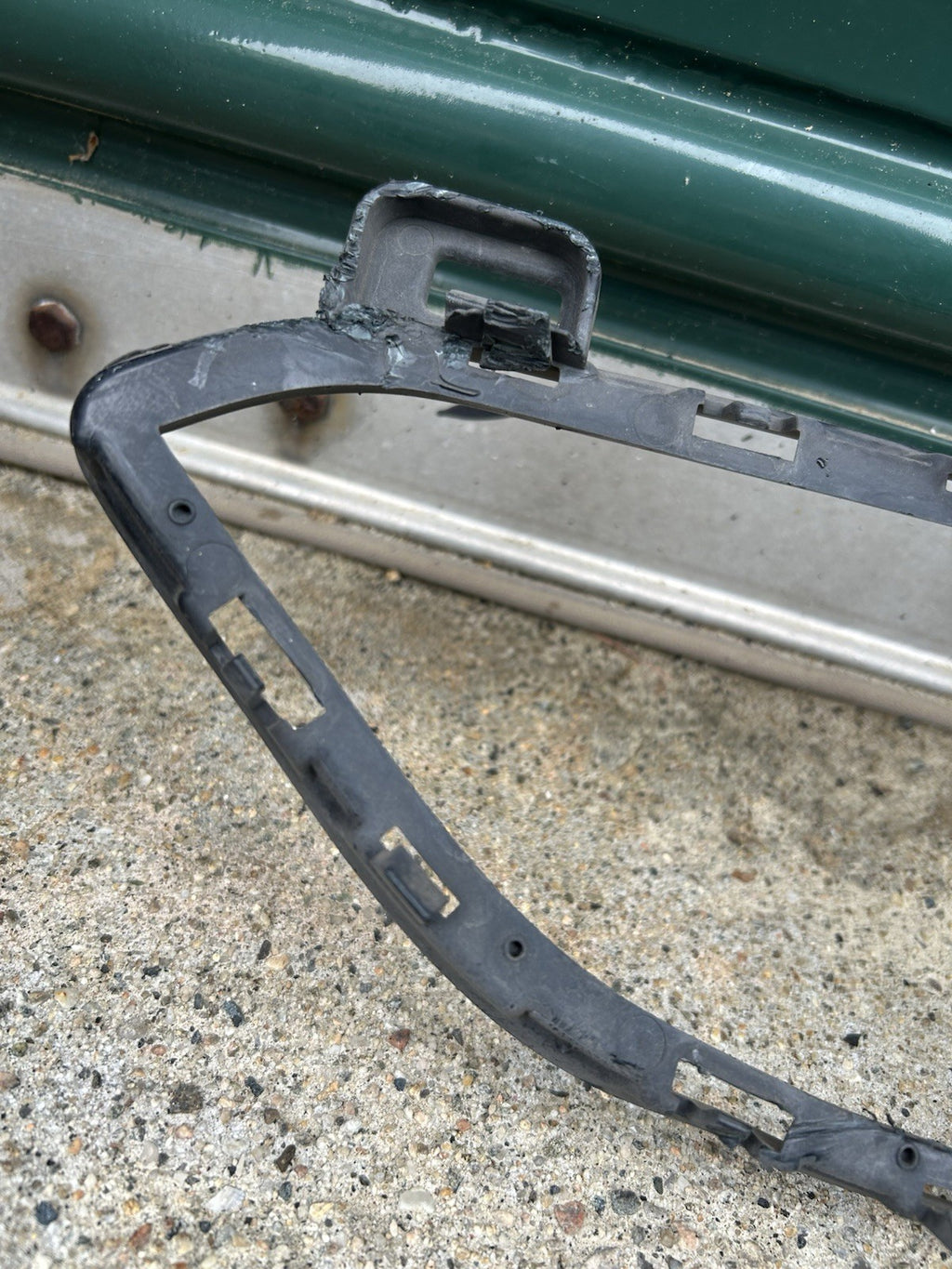 14-18 BMW X5 F15 FRONT BUMPER LOWER CENTER M-AERO GRILLE w/o ADAPTIVE CRUISE