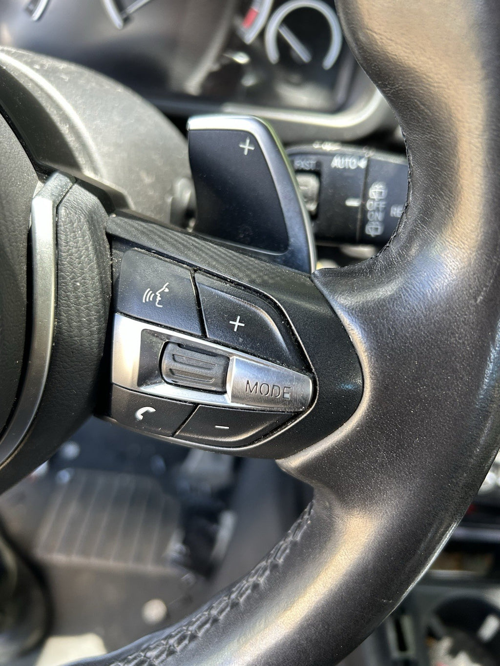 2014-2018 BMW X5 F15 15-19 BMW X6 F16 STEERING WHEEL W/ PADDLES (BLACK) M-SPORT!