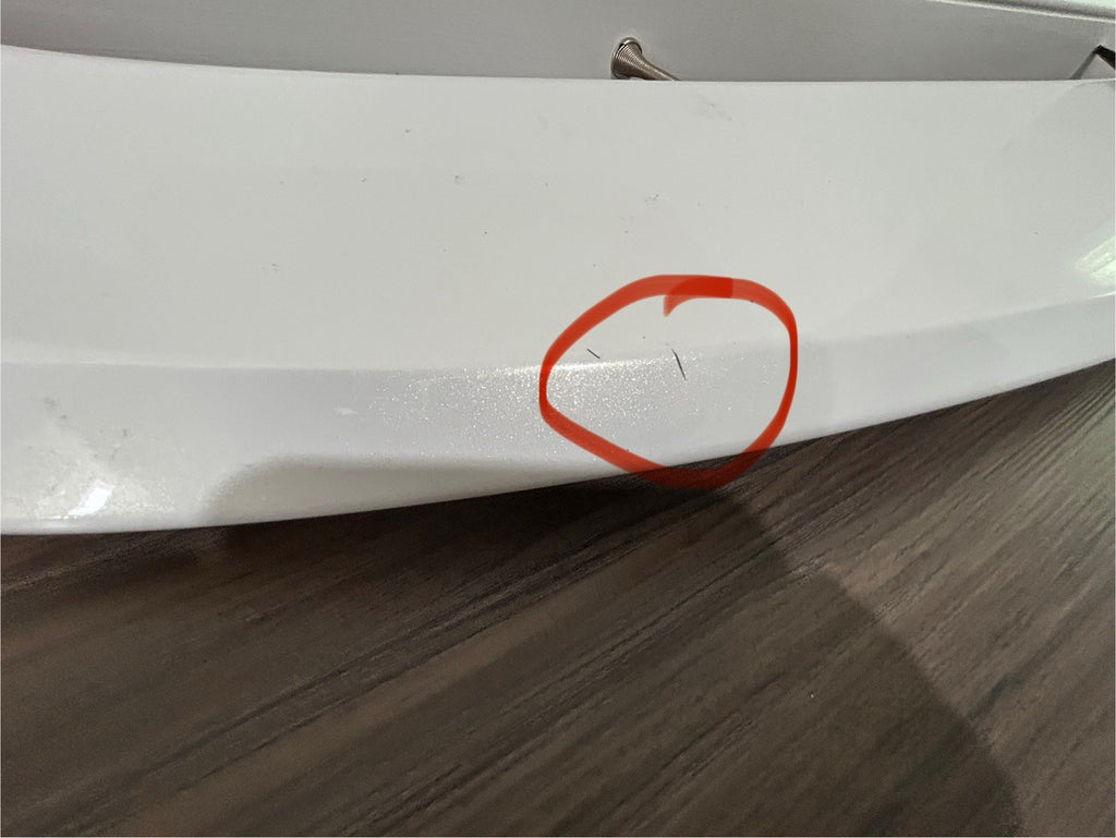 MAZDA CX-9 CX9 REAR LIFT GATE SPOILER THIRD BRAKE LIGHT  2007-2015 OEM White 34K