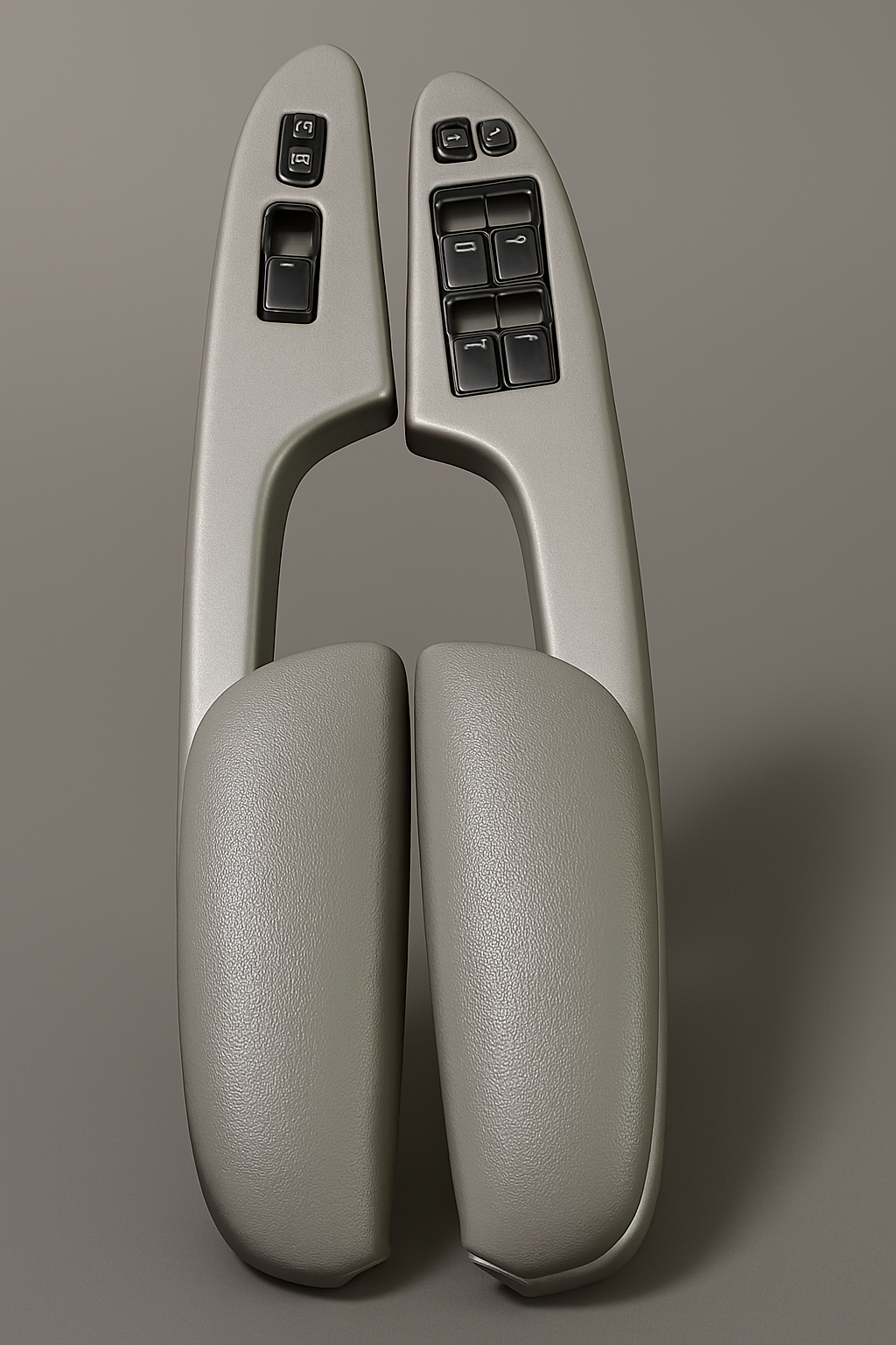 04-10  Toyota Sienna Driver Passenger Master Power Window Switch  Armrest Set