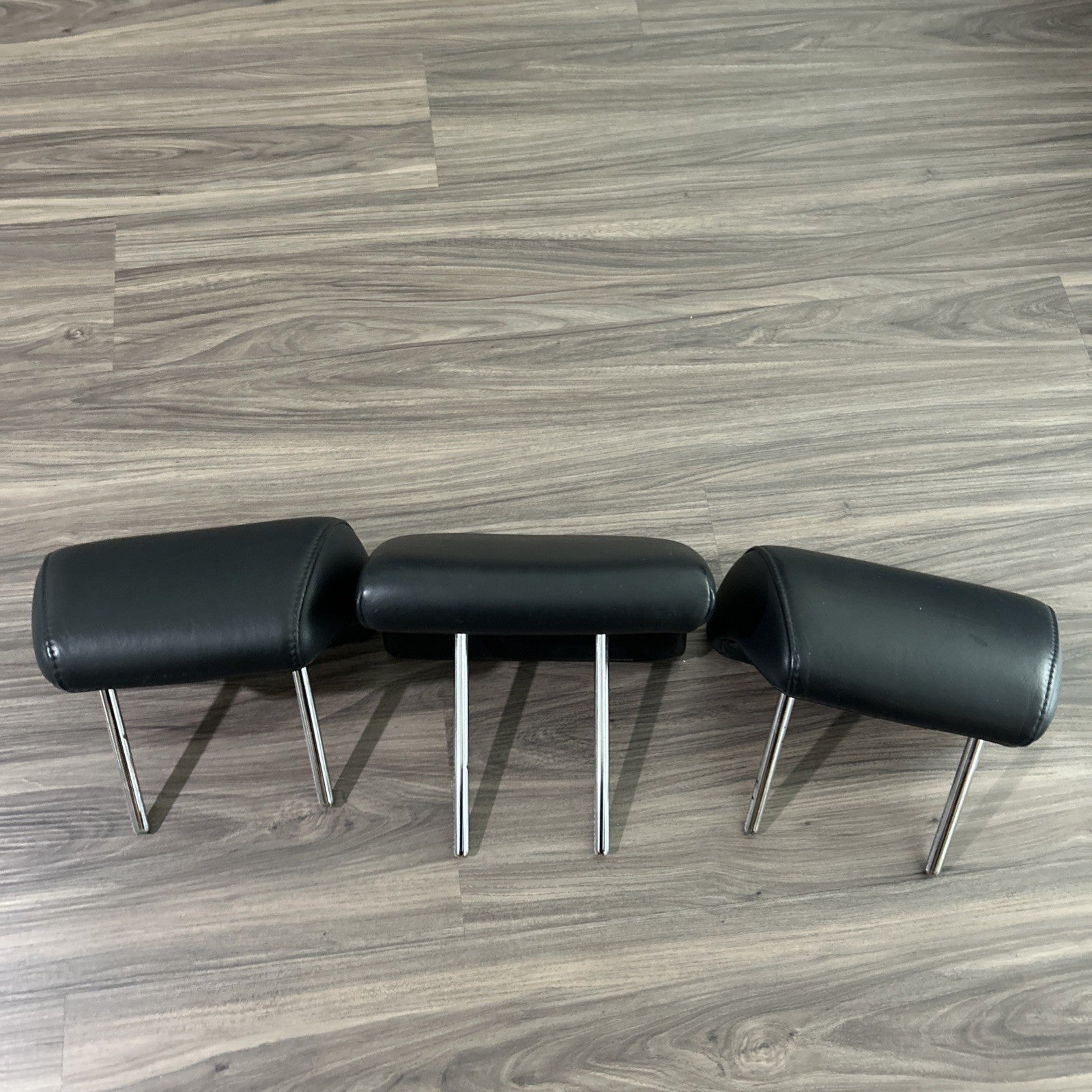 10-15 Lexus RX350 Second 2nd Row Left Right Center Headrest Set Leather Black