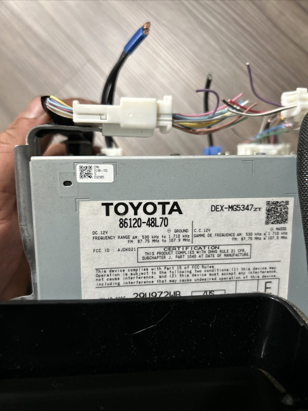 🛑 2010-2015 Lexus Rx350 Rx450H Am Fm Sat Radio 6 Disc Changer Mp3 Cd Player OEM