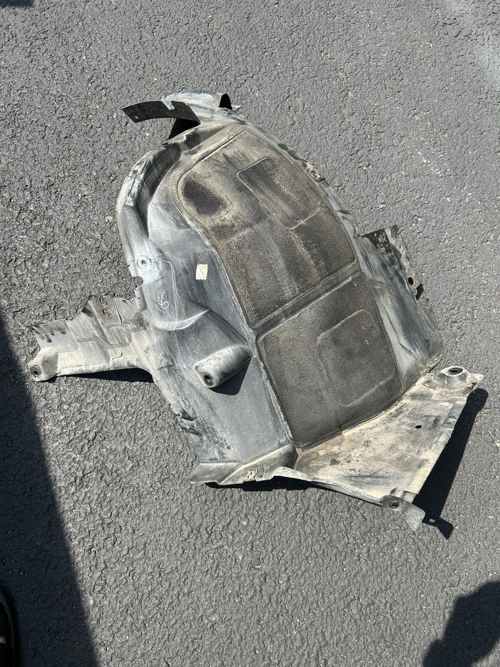 2014-2018 BMW X5 F15 FRONT RIGHT SIDE FENDER LINER REARWARD SPLASH SHIELD OEM