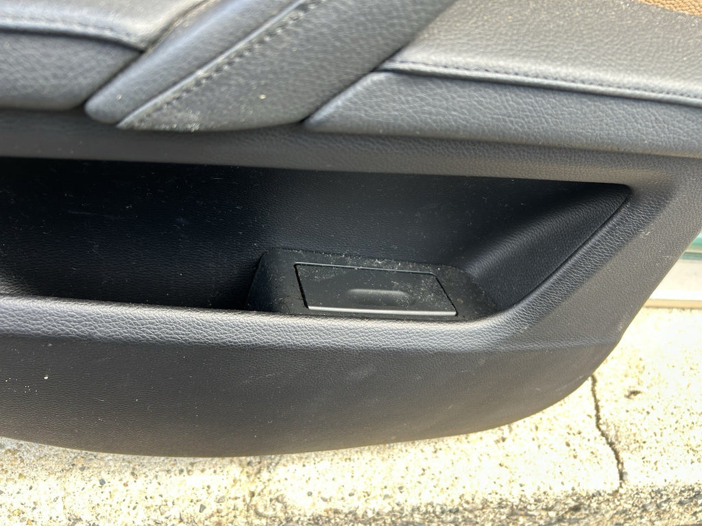 BMW E60/E61 5-Series Rear Left Door Panel Dakota Naturbraun Black OEM