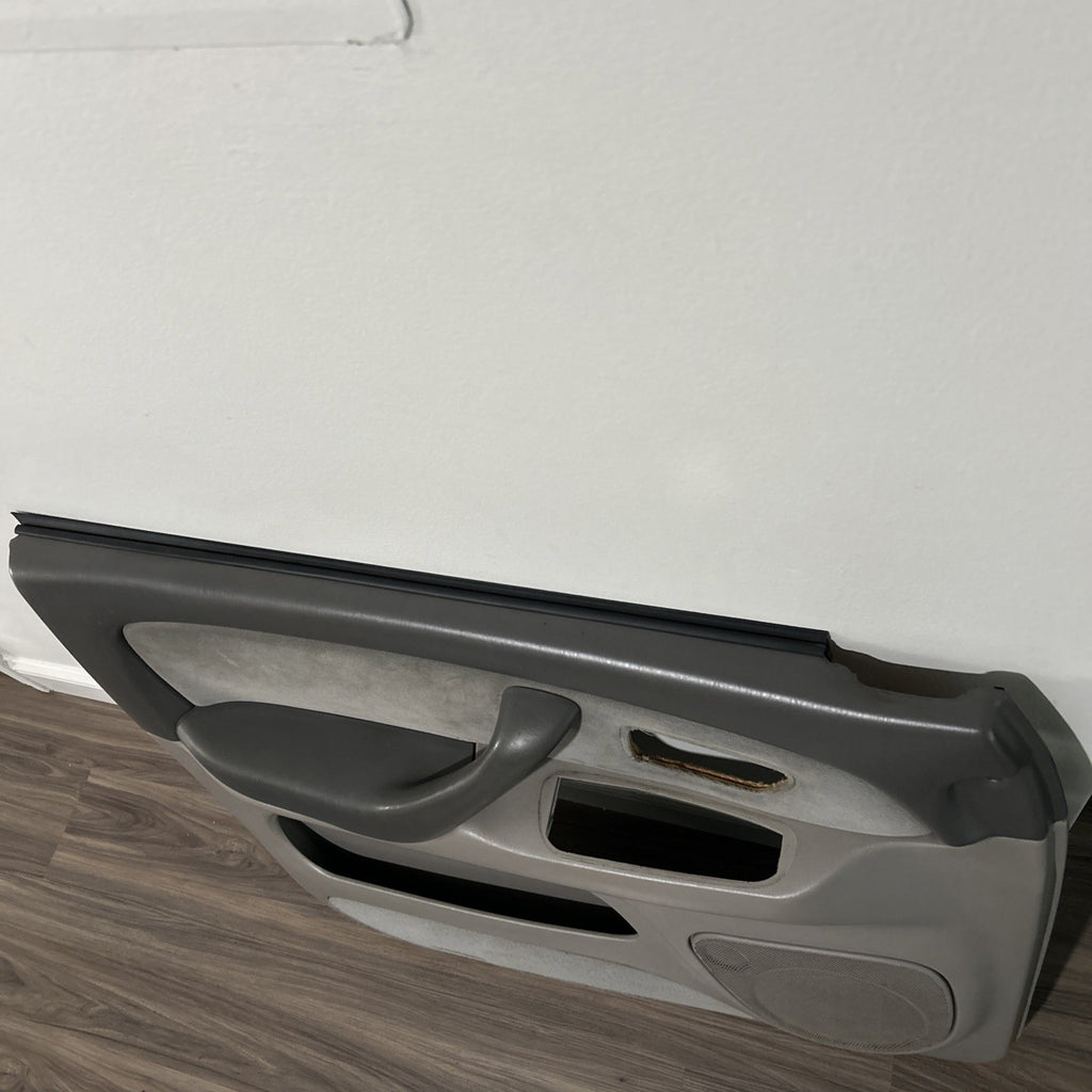 2001 2002 2003 2004 Toyota Sequoia Left Driver  Front Door Panel Trim Gray OEM