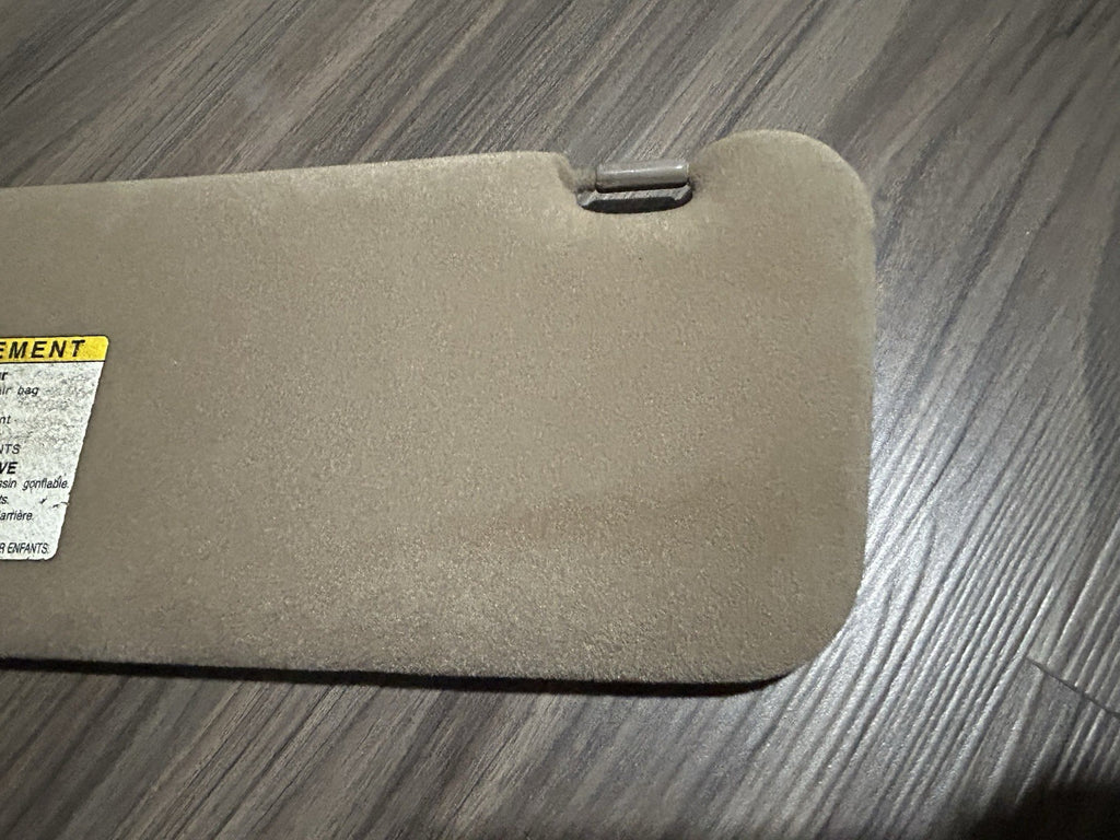 1996-2002 Toyota 4Runner Driver and Passenger Side Sun Visor Set Pair Tan color