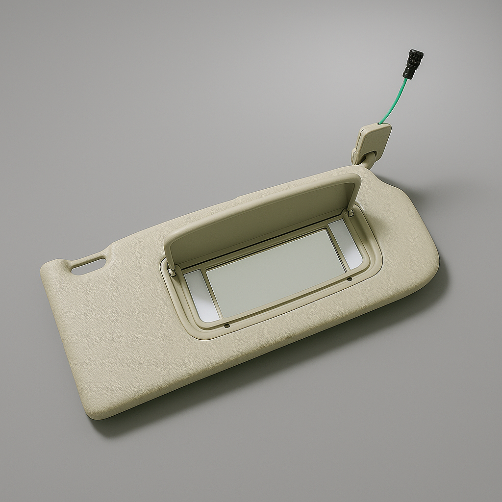 2010 2011 2012 VOLVO XC60 SUN VISOR RIGHT PASSENGER SIDE TAN 30653404 OEM 11-13