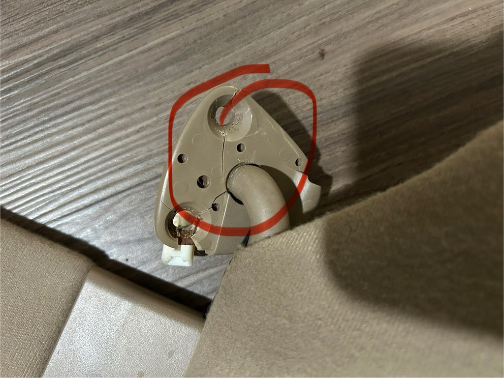 2000-2006 Toyota Tundra Sequoia DRIVER PASSENGER Left Right Sun Visor  OEM TAN