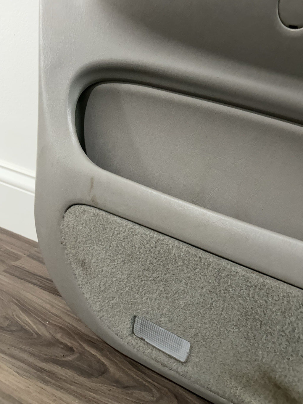 2001 2002 2003 2004 Toyota Sequoia Left Driver  Front Door Panel Trim Gray OEM