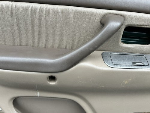2001-2007 Toyota Sequoia Rear Left Driver Side Door Panel Trim TAN OEM