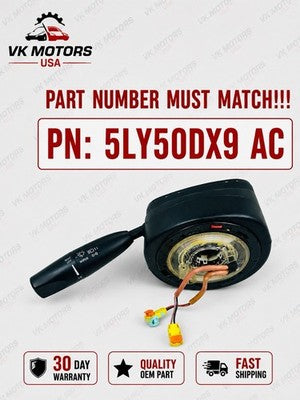 2011-2014 Chrysler 300 COLUMN TURN SIGNAL WIPER SWITCH W/COVER OEM 5LY50DX9 AC