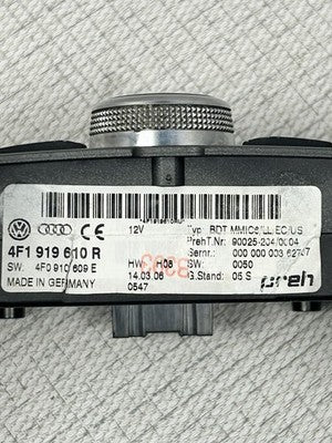 2007-2009 Audi Q7 MMI Multimedia Interface Control Switch 4L0919610R