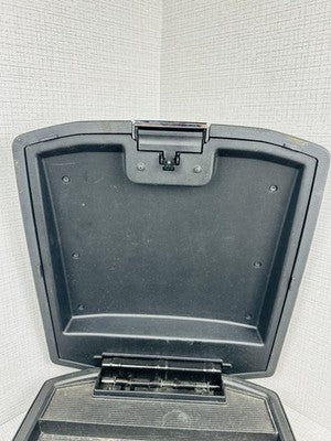 2009-2018 DODGE RAM 1500 2500 CENTER CONSOLE STORAGE ARMREST LID BLACK 12V OEM