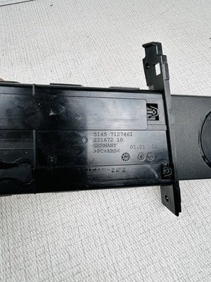 06-13 BMW E90 E92 328 335 M3 Right Passenger Cup Holder Cupholder Black OEM
