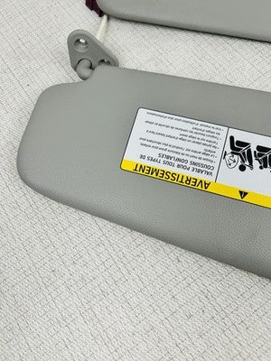01-15 BMW 323i 325i 328i 330i 335i (E46 E84 E90) SUNVISOR SUN VISOR SET (Gray)